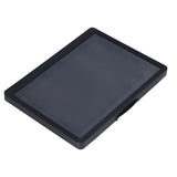 Bathroom Waterproof Anti Fog Touch Screen Mobile Phone Case Wall Mount Sealed Protective Cover Computer Tablet Storage Case Box 9802B Black - Low Angle