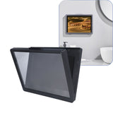 Bathroom Waterproof Anti Fog Touch Screen Mobile Phone Case Wall Mount Sealed Protective Cover Computer Tablet Storage Case Box 9802B Black - Extra Image