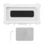Shower Phone Holder Waterproof Case Touch Screen Rotating Phone Holder Wall Mount Shelf for Bathroom Kitchen 9801W White