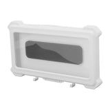Shower Phone Holder Waterproof Case Touch Screen Rotating Phone Holder Wall Mount Shelf for Bathroom Kitchen 9801W White