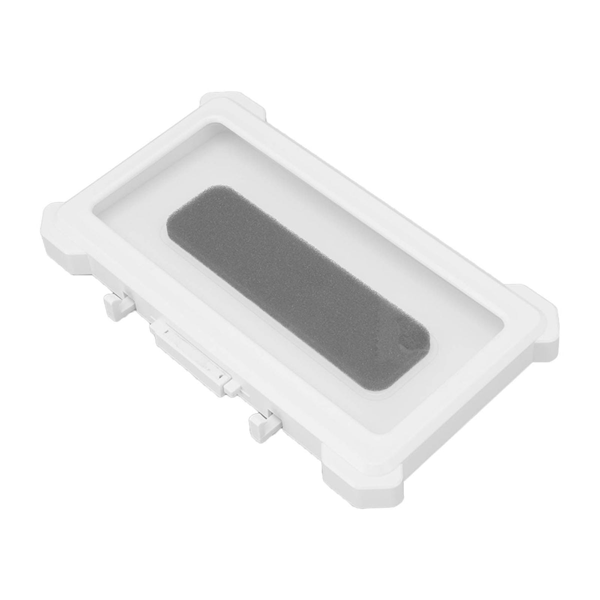 Shower Phone Holder Waterproof Case Touch Screen Rotating Phone Holder Wall Mount Shelf for Bathroom Kitchen 9801W White