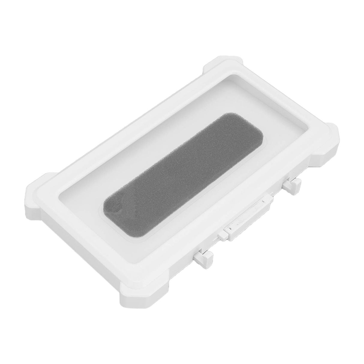 Shower Phone Holder Waterproof Case Touch Screen Rotating Phone Holder Wall Mount Shelf for Bathroom Kitchen 9801W White