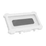 Shower Phone Holder Waterproof Case Touch Screen Rotating Phone Holder Wall Mount Shelf for Bathroom Kitchen 9801W White