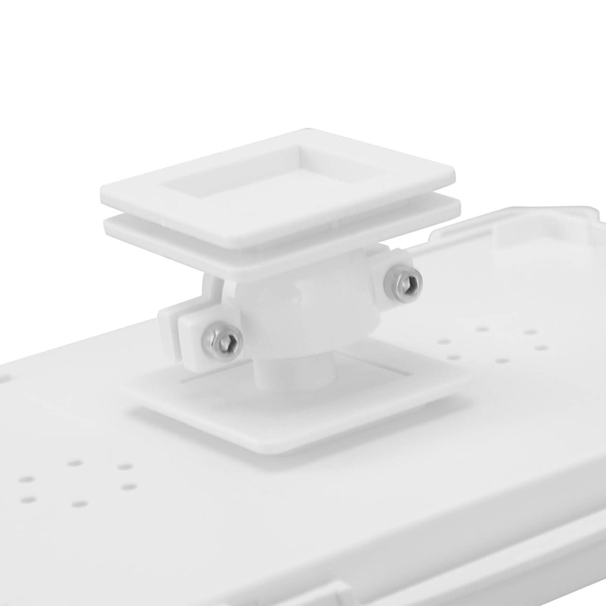 Shower Phone Holder Waterproof Case Touch Screen Rotating Phone Holder Wall Mount Shelf for Bathroom Kitchen 9801W White