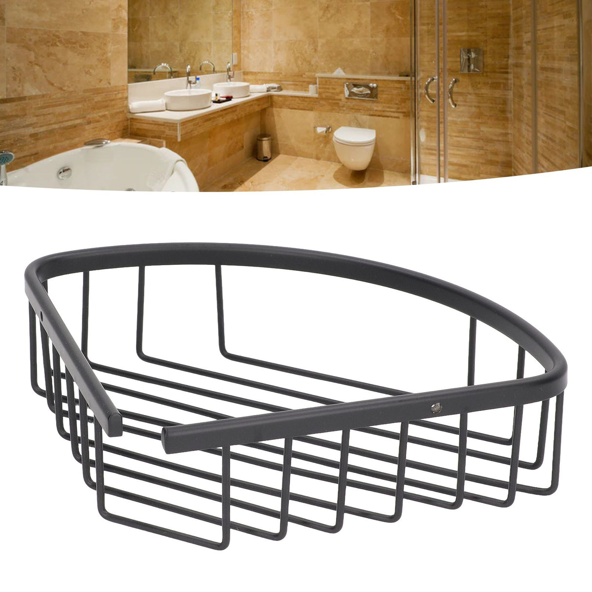 Triangular Bathroom Shelf Stainless Steel Kitchen Bathroom Corner Storage Rack Bathroom Shower Holder Rack for Home