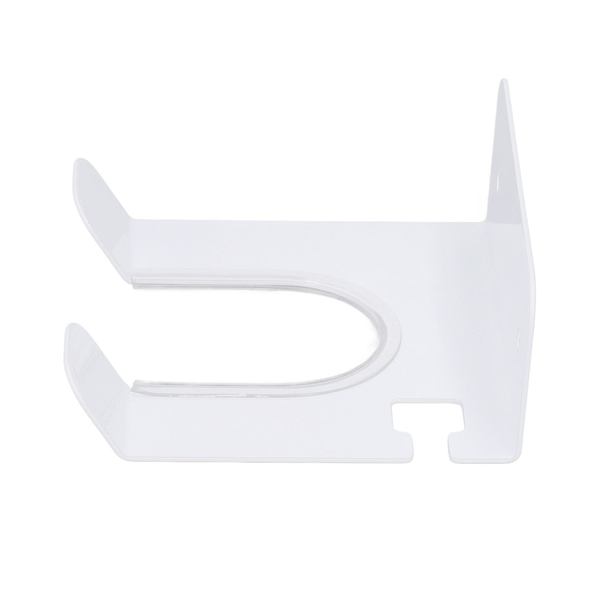 Wall Mounted Hair Dryer Holder Stainless Steel Hair Blow Dryer Rack for Home Washroom Bathroom White
