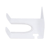 Wall Mounted Hair Dryer Holder Stainless Steel Hair Blow Dryer Rack for Home Washroom Bathroom White