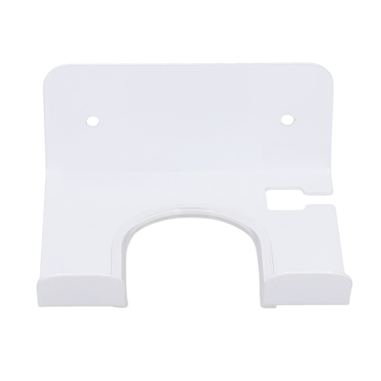 Wall Mounted Hair Dryer Holder Stainless Steel Hair Blow Dryer Rack for Home Washroom Bathroom White