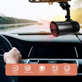 150W Portable 2 in 1 Auto Cooling Heating Fan Heater Car Defroster 12V Car Cigarette Lighter - Extra Image