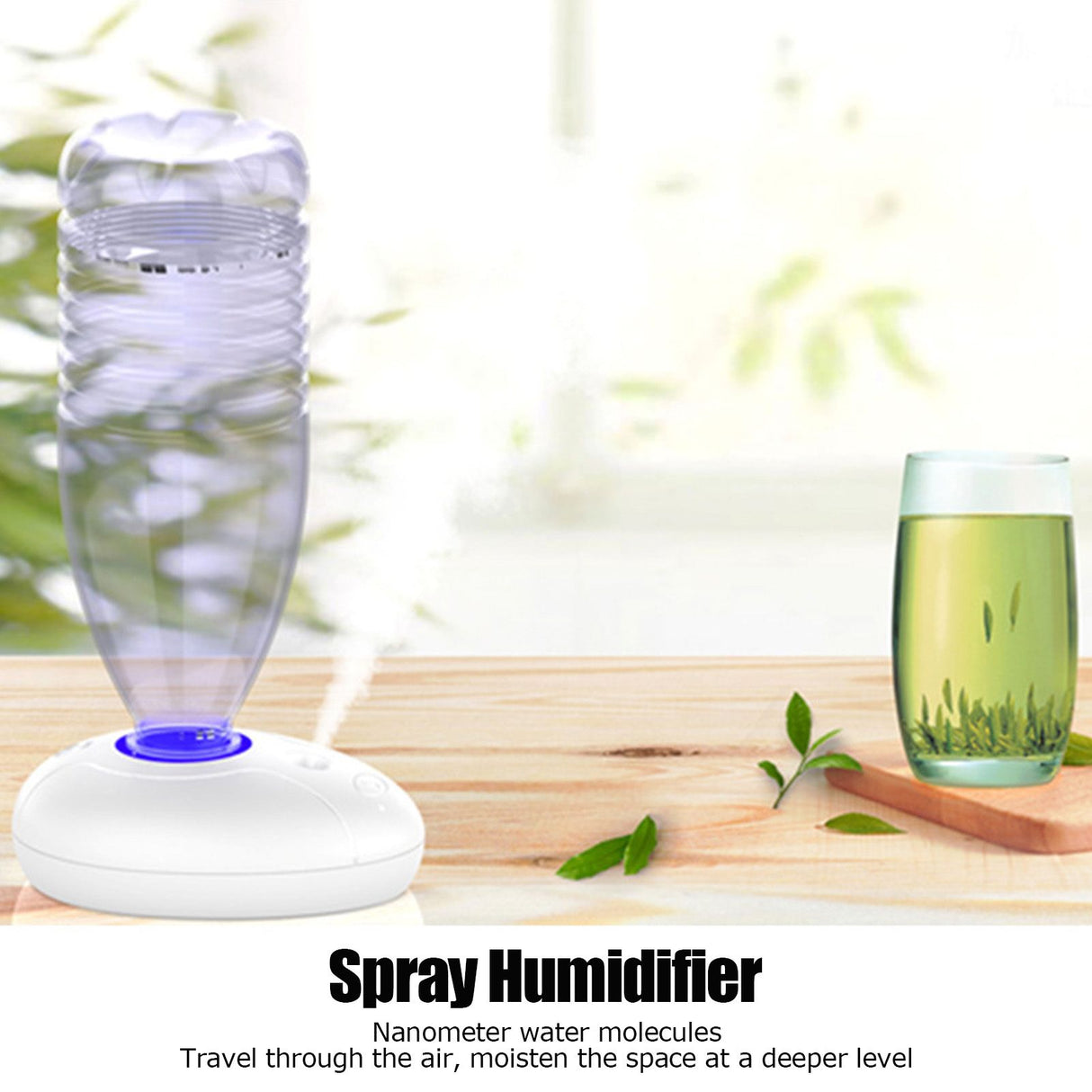 Mini Humidifier Portable Innovative USB Misting Humidifying Device for Home Office Desktop