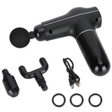 Mini Muscle Stimulator Body Relaxation Portable Muscle Massager Equipment with 3 Gears(Black Metallic PaintUV Varnishing )