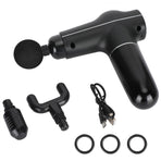Mini Muscle Stimulator Body Relaxation Portable Muscle Massager Equipment with 3 Gears(Black Metallic PaintUV Varnishing )
