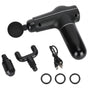 Mini Muscle Stimulator Body Relaxation Portable Muscle Massager Equipment with 3 Gears(Black Metallic PaintUV Varnishing )