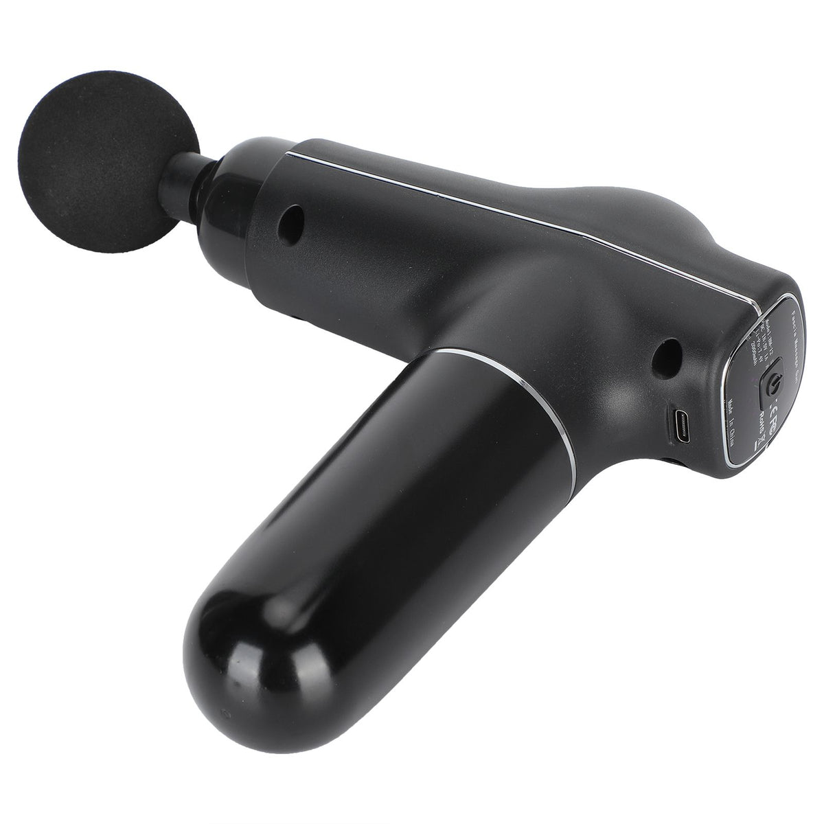 Mini Muscle Stimulator Body Relaxation Portable Muscle Massager Equipment with 3 Gears(Black Metallic PaintUV Varnishing )