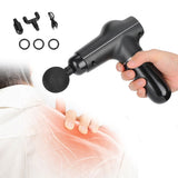 Mini Muscle Stimulator Body Relaxation Portable Muscle Massager Equipment with 3 Gears(Black Metallic PaintUV Varnishing )