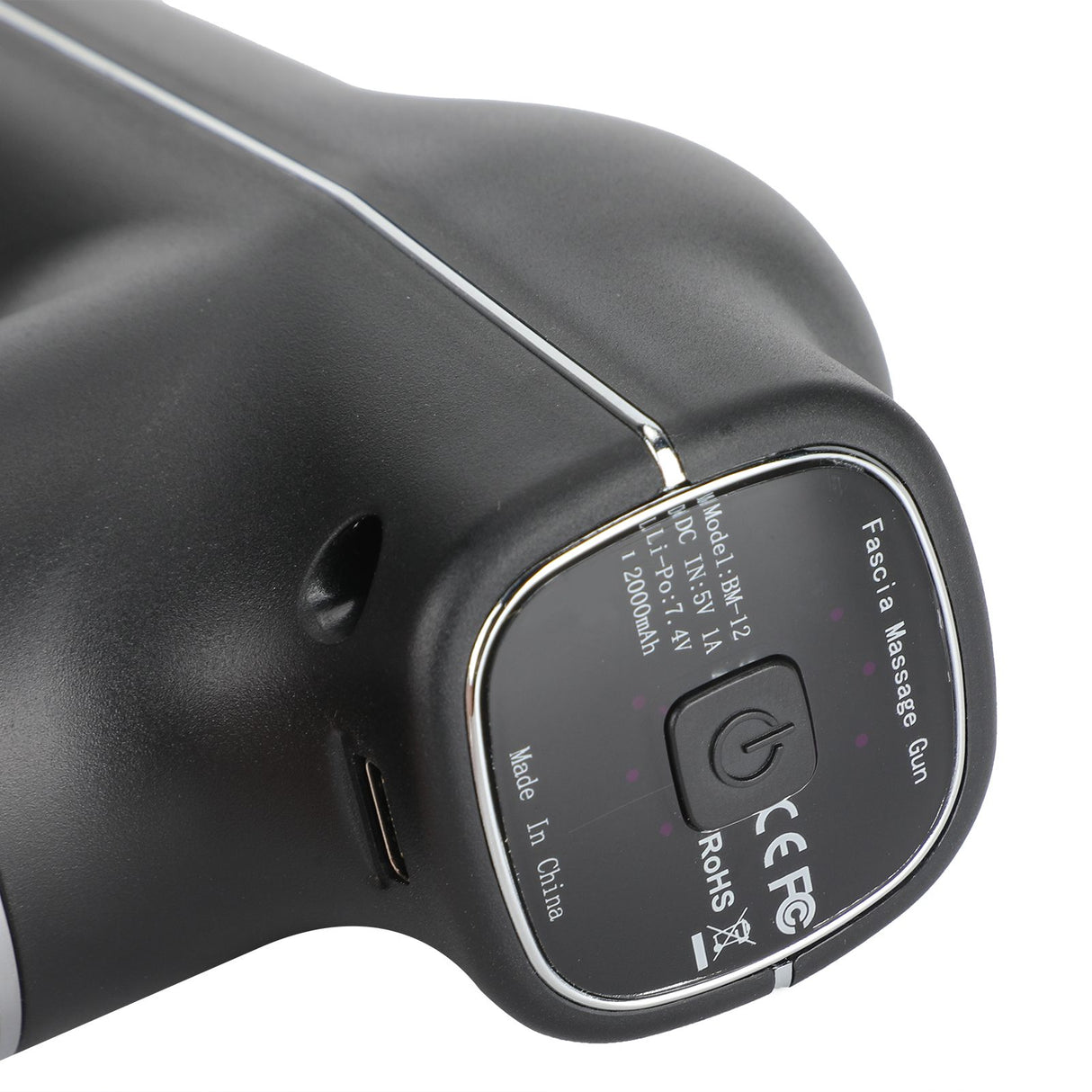 Mini Muscle Stimulator Body Relaxation Portable Muscle Massager Equipment with 3 Gears(Black Metallic PaintUV Varnishing )