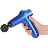 Mini Muscle Stimulator Body Relaxation Portable Muscle Massager Equipment with 3 Gears(Blue Metallic PaintUV Varnishing )