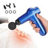 Mini Muscle Stimulator Body Relaxation Portable Muscle Massager Equipment with 3 Gears(Blue Metallic PaintUV Varnishing )