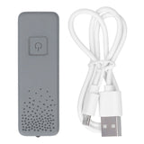 Air Purifier 8 Million Negative Ion Air Cleaner Tie Clip Portable Ion Generator USB ChargingGray
