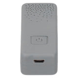 Air Purifier 8 Million Negative Ion Air Cleaner Tie Clip Portable Ion Generator USB ChargingGray - 45-Degree Angle