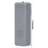 Air Purifier 8 Million Negative Ion Air Cleaner Tie Clip Portable Ion Generator USB ChargingGray