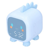 LED Alarm Clock Mini Portable Voice Control Temperature Display USB Charging 60 Minutes Timer
