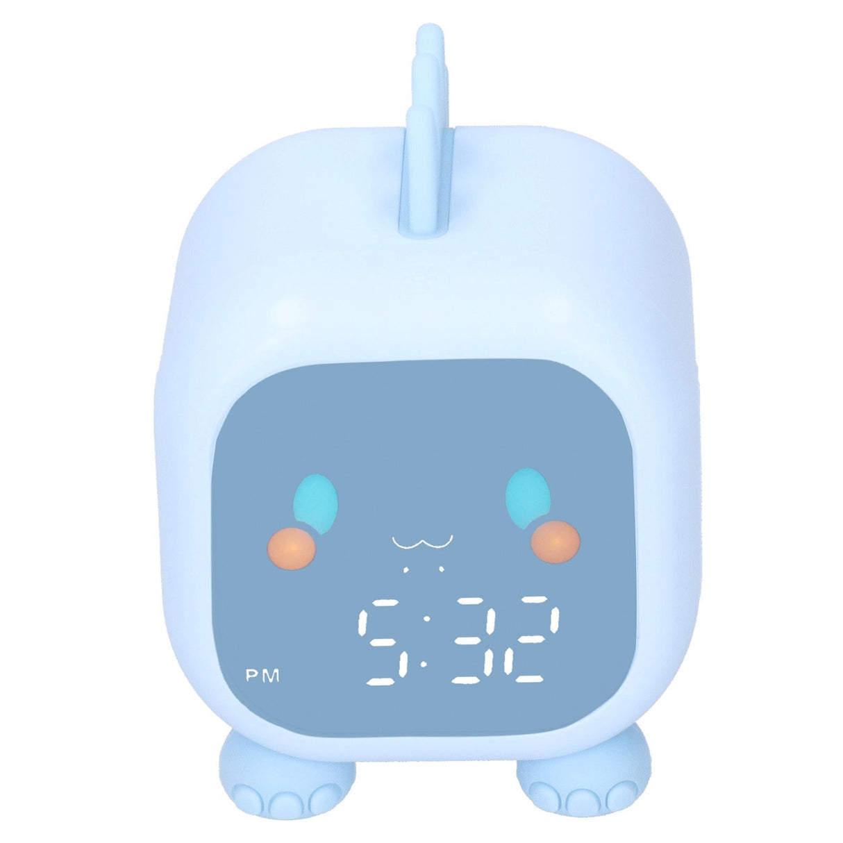 LED Alarm Clock Mini Portable Voice Control Temperature Display USB Charging 60 Minutes Timer