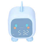 LED Alarm Clock Mini Portable Voice Control Temperature Display USB Charging 60 Minutes Timer