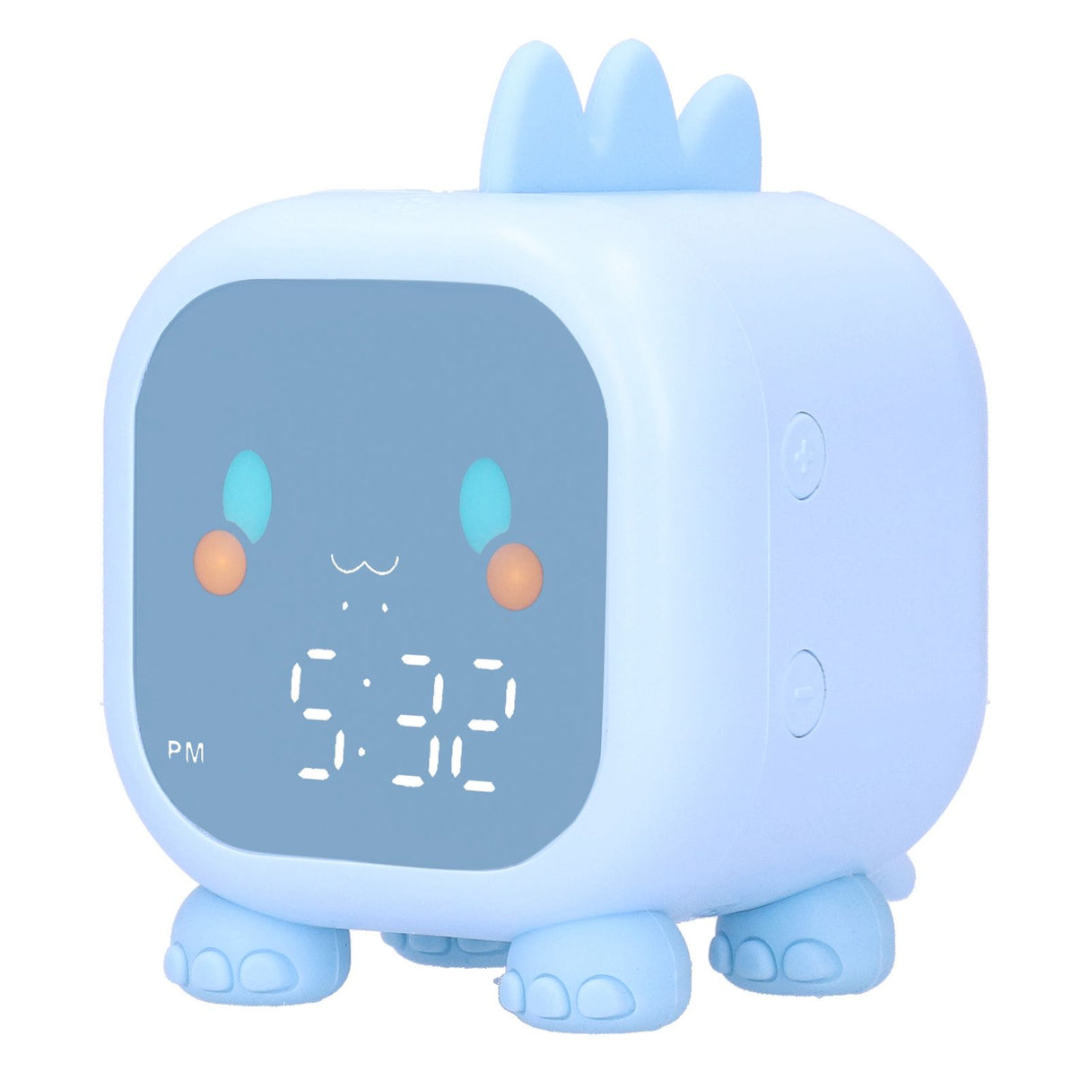 LED Alarm Clock Mini Portable Voice Control Temperature Display USB Charging 60 Minutes Timer