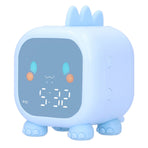 LED Alarm Clock Mini Portable Voice Control Temperature Display USB Charging 60 Minutes Timer