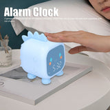 LED Alarm Clock Mini Portable Voice Control Temperature Display USB Charging 60 Minutes Timer