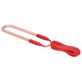 220V Brass Electric Heating Tube AntiExplosion UShape Heating Pipe Heater with 45.3in Cable(1KW 23 x 6.5 x 1cm/9.1 x 2.6 x 0.4in ) - Close-Up Angle