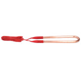 220V Brass Electric Heating Tube AntiExplosion UShape Heating Pipe Heater with 45.3in Cable(2KW 26.5 x 6.5 x 1cm/10.4 x 2.6 x 0.4in ) - Low Angle
