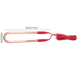 220V Brass Electric Heating Tube AntiExplosion UShape Heating Pipe Heater with 45.3in Cable(2KW 26.5 x 6.5 x 1cm/10.4 x 2.6 x 0.4in )