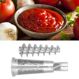 Meat Grinder Tomato Juicer Screw Shaft Filter Sleeve Baffle Accessories for Mixer Attachment