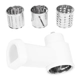 Meat Grinder Outlet Cutter Head Kit Blender Accessory Parts for 5# Vegetable Chopper - Top-Down View