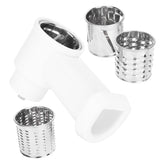 Meat Grinder Outlet Cutter Head Kit Blender Accessory Parts for 5# Vegetable Chopper - Low Angle