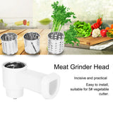 Meat Grinder Outlet Cutter Head Kit Blender Accessory Parts for 5# Vegetable Chopper