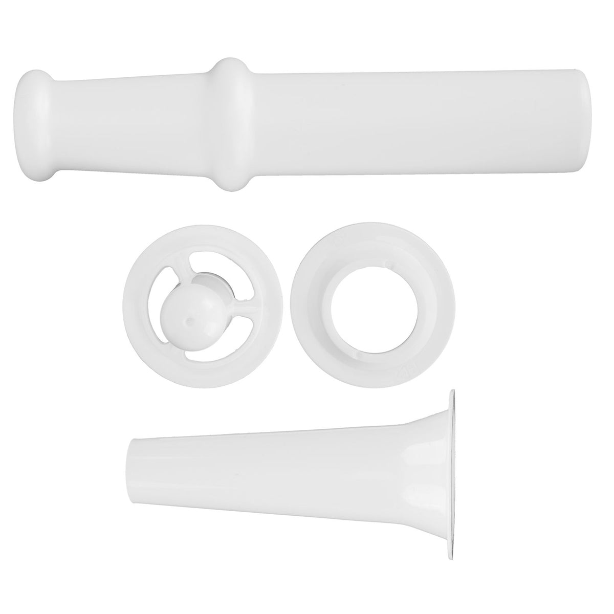 Universal Food Pusher Sausage Filler Nozzle Kubbe Attachment Kit for 5# Meat Grinder