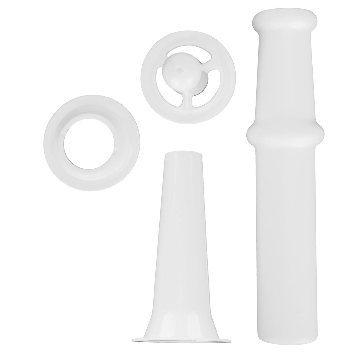 Universal Food Pusher Sausage Filler Nozzle Kubbe Attachment Kit for 5# Meat Grinder