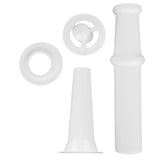 Universal Food Pusher Sausage Filler Nozzle Kubbe Attachment Kit for 5# Meat Grinder