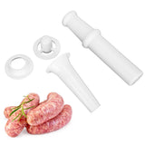 Universal Food Pusher Sausage Filler Nozzle Kubbe Attachment Kit for 5# Meat Grinder - Extra Image