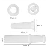 Universal Food Pusher Sausage Filler Nozzle Kubbe Attachment Kit for 5# Meat Grinder - Extra Image