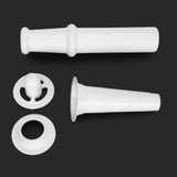 Universal Food Pusher Sausage Filler Nozzle Kubbe Attachment Kit for 5# Meat Grinder