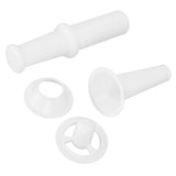 Food Pusher Sausage Filling Nozzle Kubbe Attachment for 7# Meat Grinder Universal - Side View