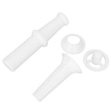 Food Pusher Sausage Filling Nozzle Kubbe Attachment for 7# Meat Grinder Universal - Rear View