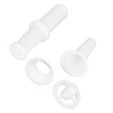 Food Pusher Sausage Filling Nozzle Kubbe Attachment for 7# Meat Grinder Universal - Close-Up Angle