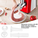 Food Pusher Sausage Filling Nozzle Kubbe Attachment for 7# Meat Grinder Universal