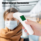 Handheld Forehead Thermometer Digital Infrared Noncontact Fever Alarm 50 Groups of Memory
