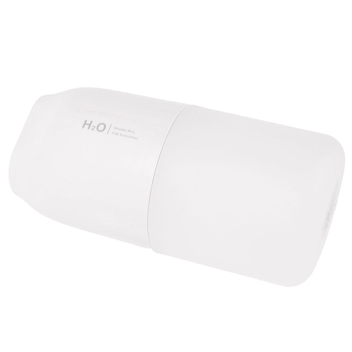 300ml Double Spray Humidifier Diffuser USB Charging Nanometer Atomization 2 Gears Night LightWhite
